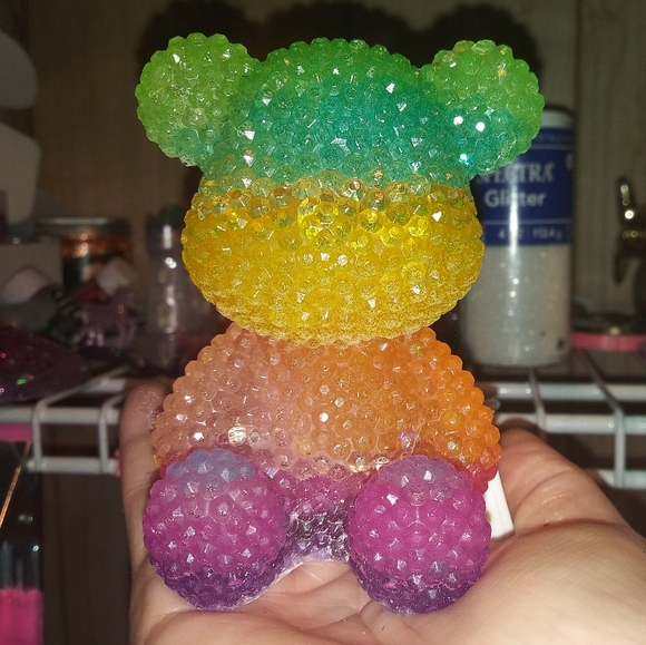 RESIN BEAR NIGHTLIGHT LAMP - Picture 3 of 6
